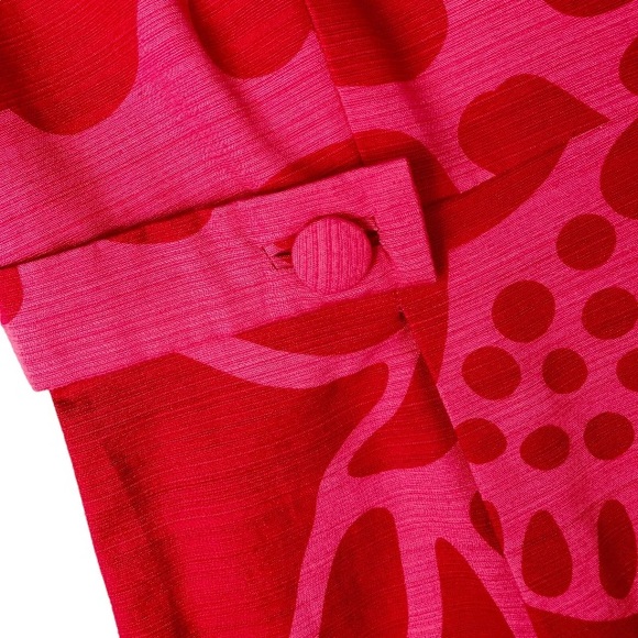 L K Bennett Dress Pink UK 10 Cotton Sleeveless Wedding Holiday Occasion Office - Picture 5 of 9